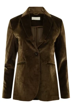 Circolo 1901 Velvet Paisley Slim Blazer