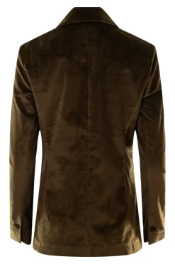 Circolo 1901 Velvet Paisley Slim Blazer