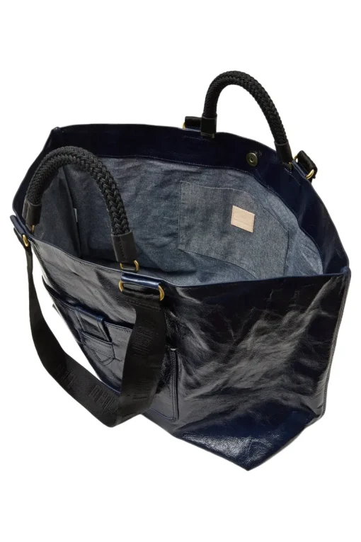 Clare V. Grande Bateau Tote in Twilight Crinkle Patent
