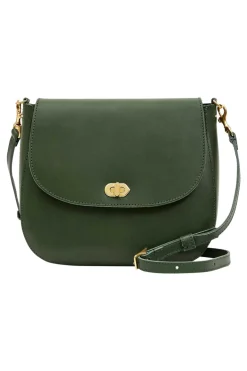 Clare V. Turnlock Louis Bag in Evergreen