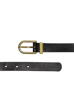 Frame Denim Art Deco Chain Belt in Black