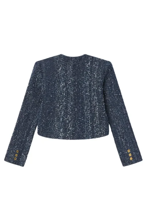 Frame Denim Boucle Jacket in Magic