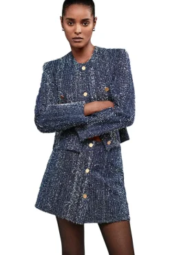 Frame Denim Boucle Jacket in Magic