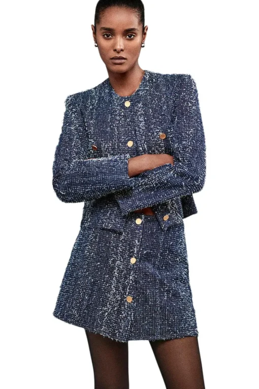 Frame Denim Boucle Jacket in Magic