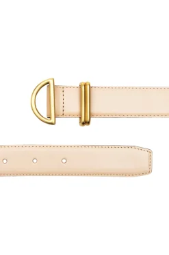 Frame Denim Crescent Belt in Beige