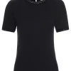 Frame Denim Crochet Trim in Black