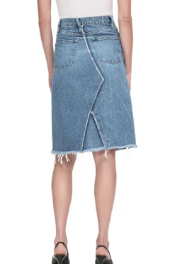 Frame Denim Deconstructed Skirt in Mabel