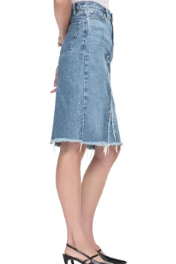 Frame Denim Deconstructed Skirt in Mabel