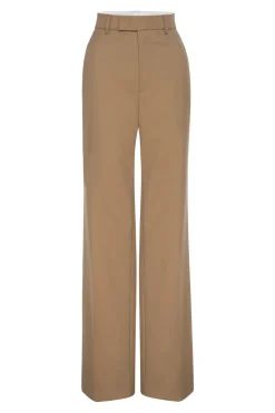 Frame Denim Easy Slim Crop Pant in Light Camel