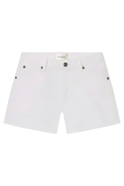 Frame Denim Hang Short in White