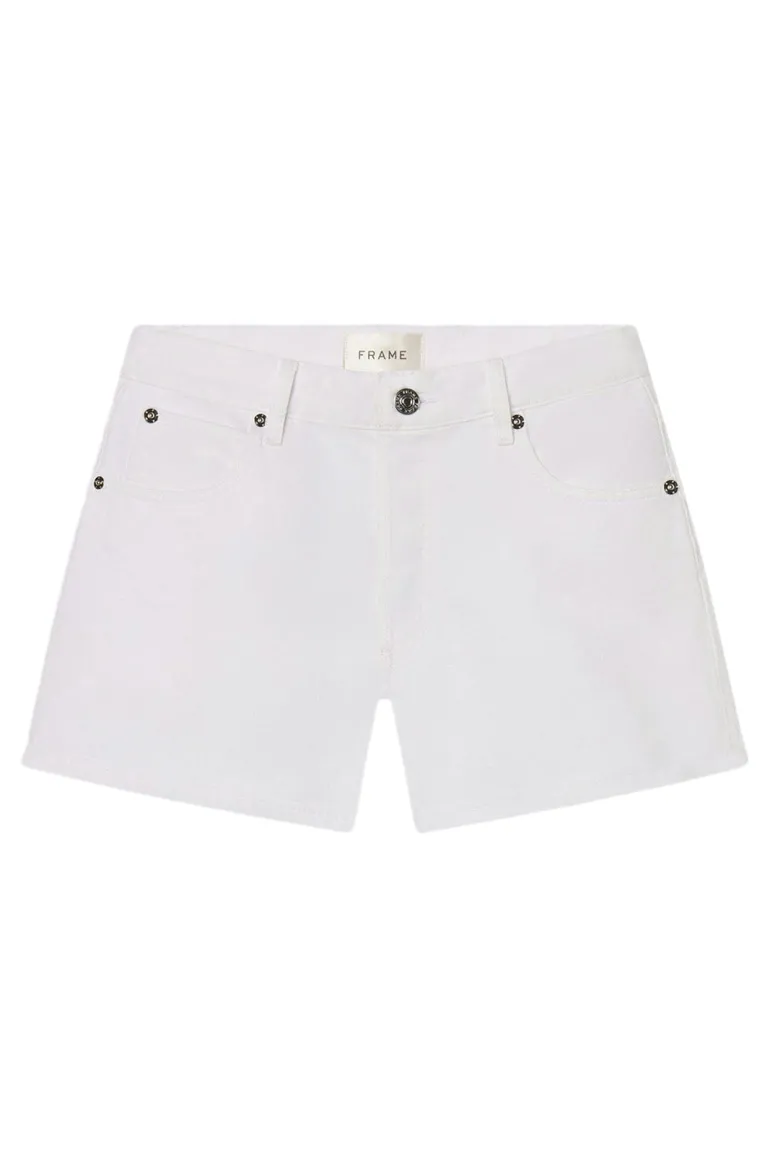 Frame Denim Hang Short in White