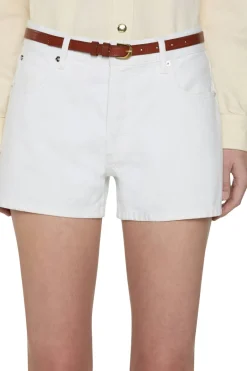 Frame Denim Hang Short in White