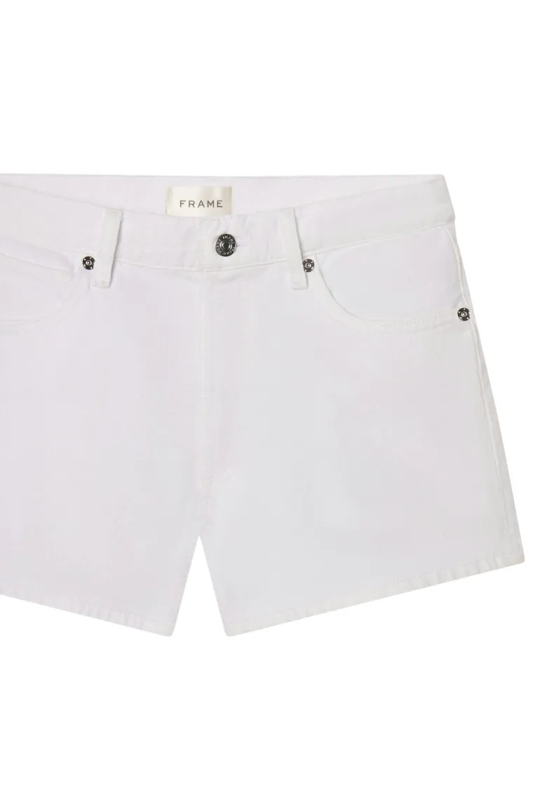 Frame Denim Hang Short in White