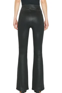 Frame Denim Jetset Flare in Noir Coated