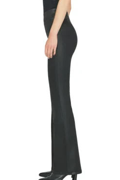 Frame Denim Jetset Flare in Noir Coated