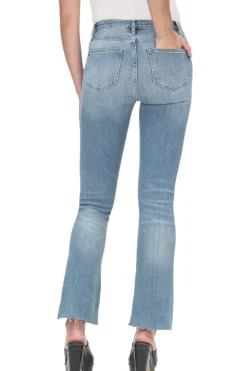 Frame Denim Le Crop Mini Boot Cascade in Wavey