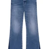 Frame Denim Le Easy Flare Outseam Insert in Mermaid