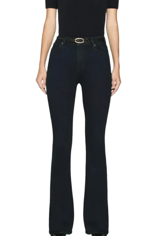 Frame Denim Le Mini Boot Outseam Slit in Slow Days