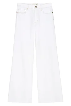 Frame Denim Le Palazzo Crop Raw After in Au Natural Clean Raw After