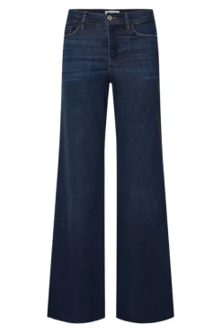 Frame Denim Le Palazzo Crop Raw After in Majesty