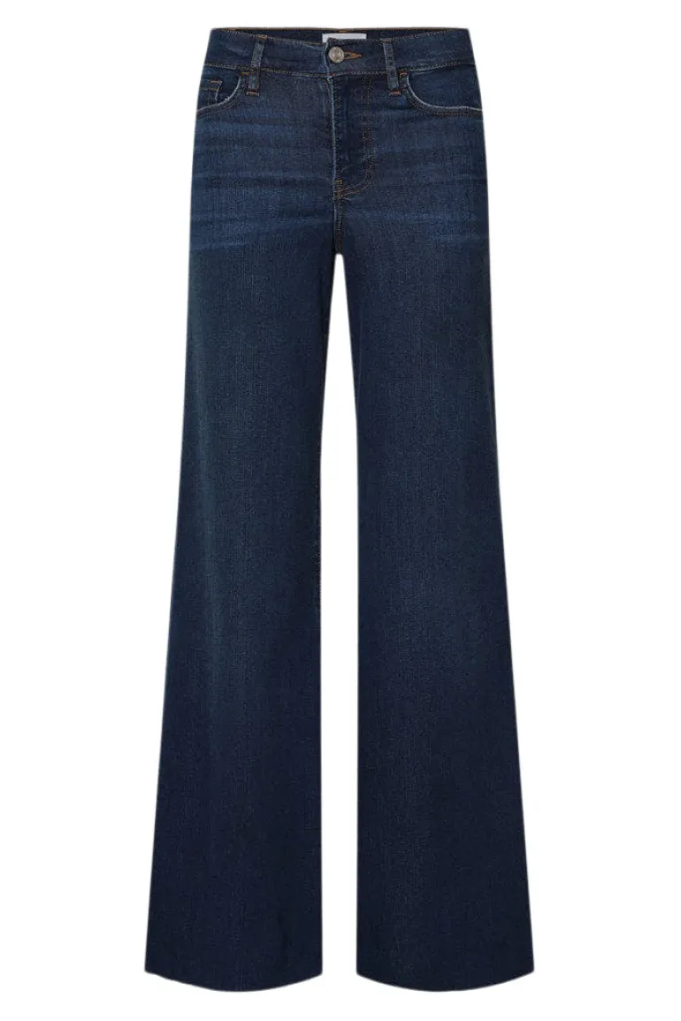 Frame Denim Le Palazzo Crop Raw After in Majesty