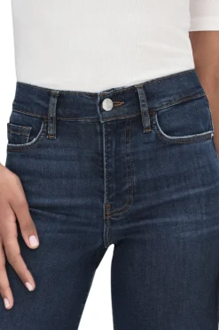 Frame Denim Le Palazzo Crop Raw After in Majesty