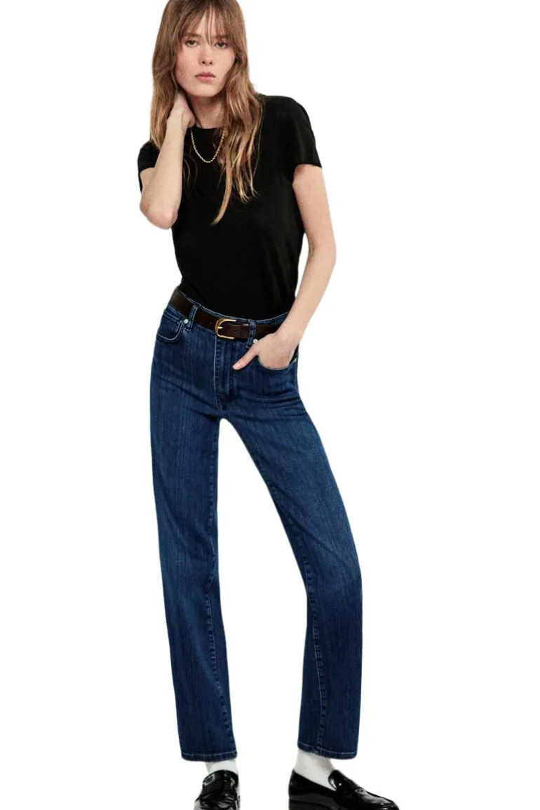 Frame Denim Le Sleek Straight in Thunderstorm