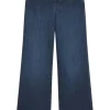 Frame Denim Le Slim Palazzo in Thunderstorm