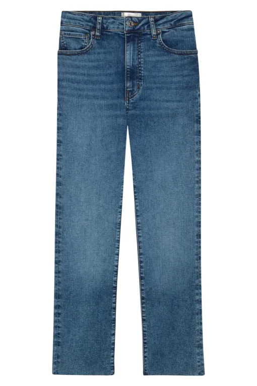 Frame Denim Pencil Crop Jeans in Canals