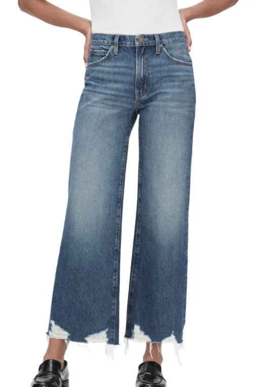 Frame Denim The Relaxed Straightin Beluga Modern Chew