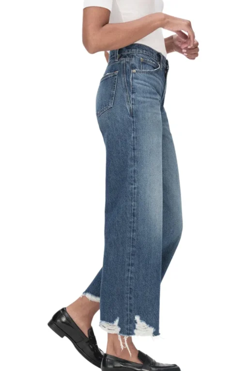 Frame Denim The Relaxed Straightin Beluga Modern Chew