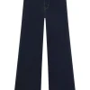 Frame Denim The Seamed Wide Trouser in Rinse