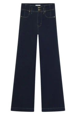 Frame Denim The Seamed Wide Trouser in Rinse