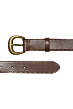 Frame Denim Timeless Buckle Belt in Tobacco