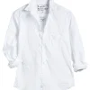 Frank & Eileen Barry Shirt in White Poplin
