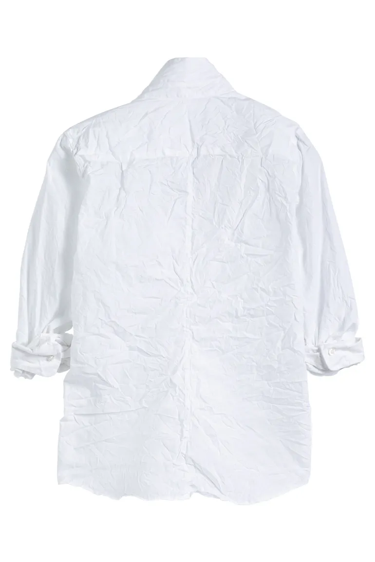 Frank & Eileen Barry Shirt in White Poplin
