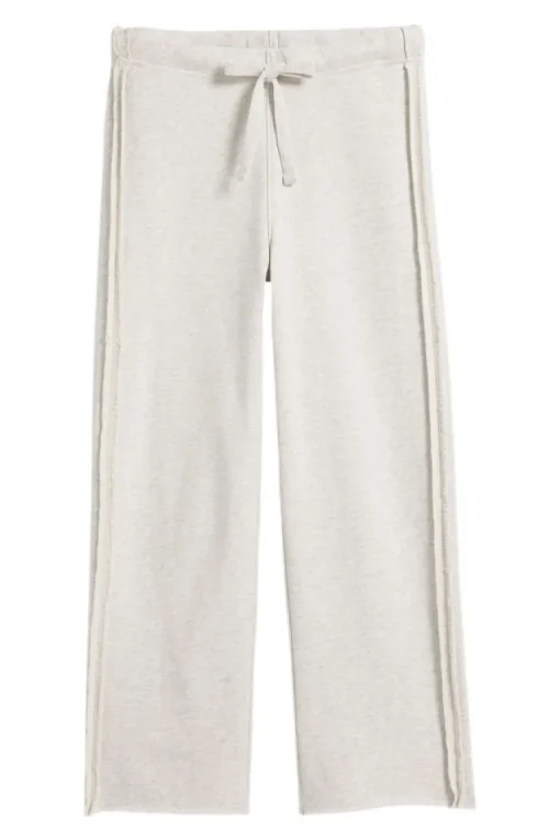 Frank & Eileen Bella Full Sweatpants in Heather White Melange