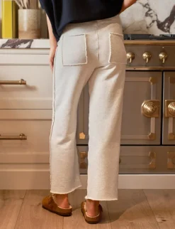 Frank & Eileen Bella Full Sweatpants in Heather White Melange