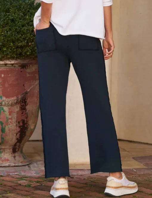 Frank & Eileen Bella Italian Sweatpants in British Navy