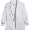 Frank & Eileen Dublin Blazer in White Linen