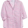 Frank & Eileen Eileen Relaxed Button Up Shirt in Pink Flowers