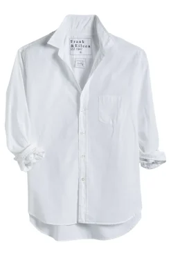 Frank & Eileen Eileen Shirt in White Chambray