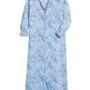 Frank & Eileen Rory Maxi Shirtdress in Blue Floral