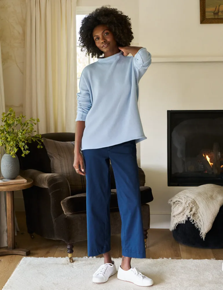 Frank & Eileen Westport Italian Chino in Navy