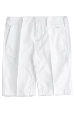 G1 Cut Off Bermuda Shorts in White