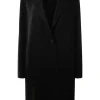 Harris Wharf London Oversized Cashmere Blend Overcoat in Black