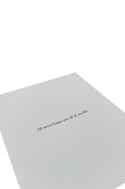 HomArt I'll Never Forget You Al of my Life Greeting Card