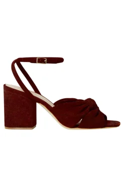Loeffler Randall Fiamma Knotted Sandal in Sienna