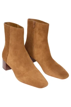 Loeffler Randall Ginny Ankle Boot in Cacao Suede