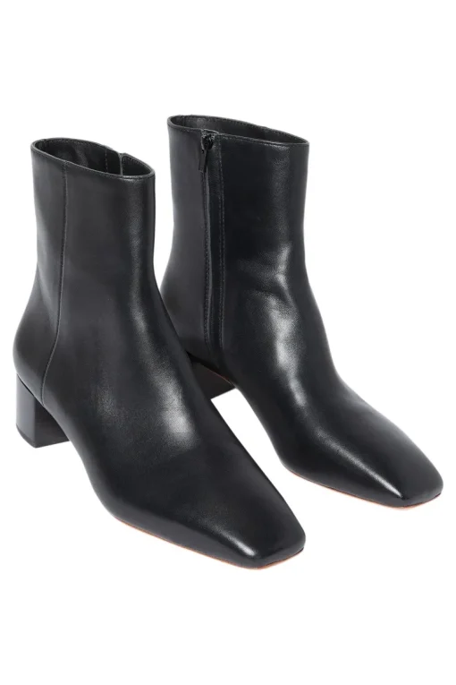 Loeffler Randall Ginny Square Toe Boot in Black